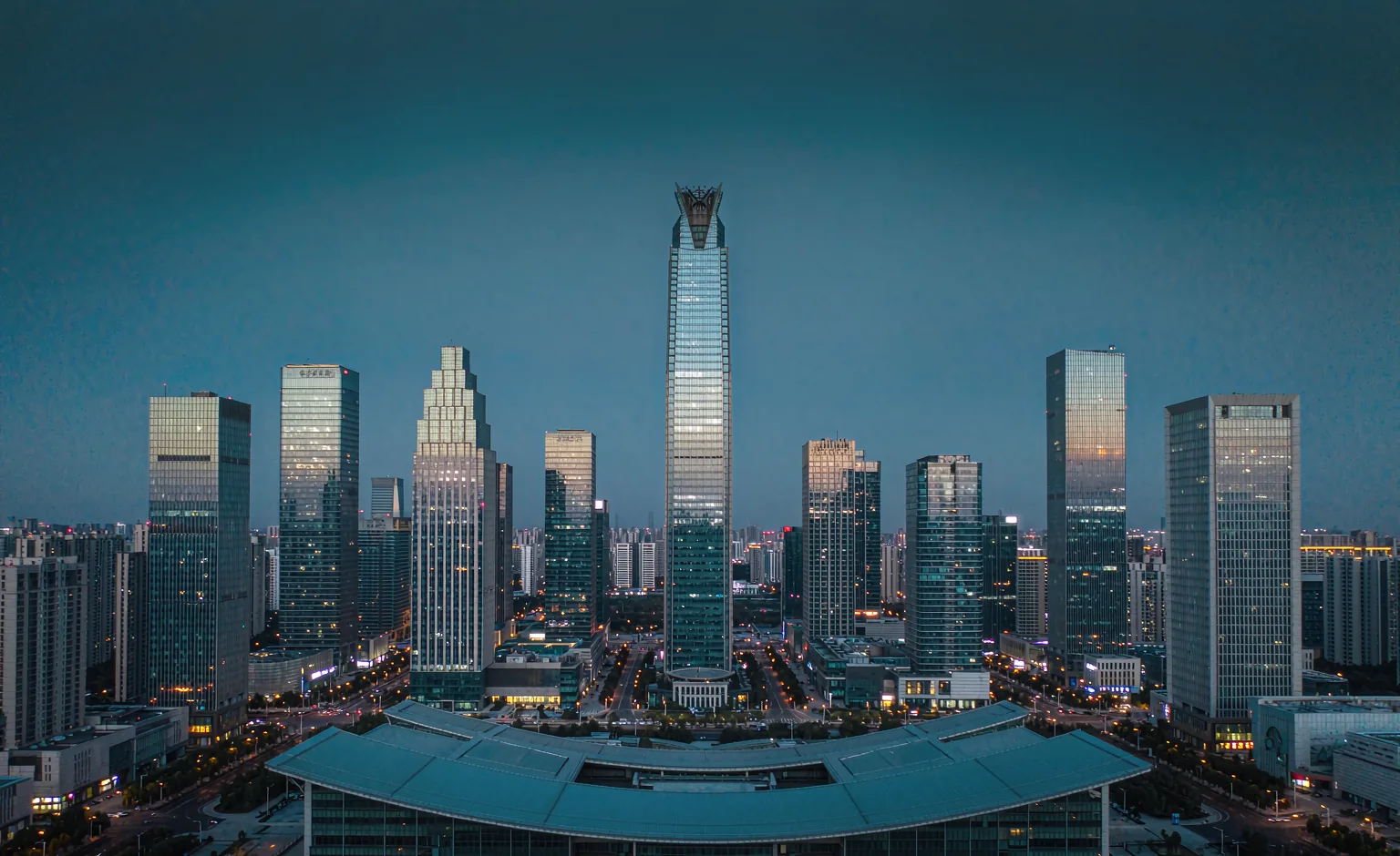 郑州管城区网站建设 城市CBD全景实景