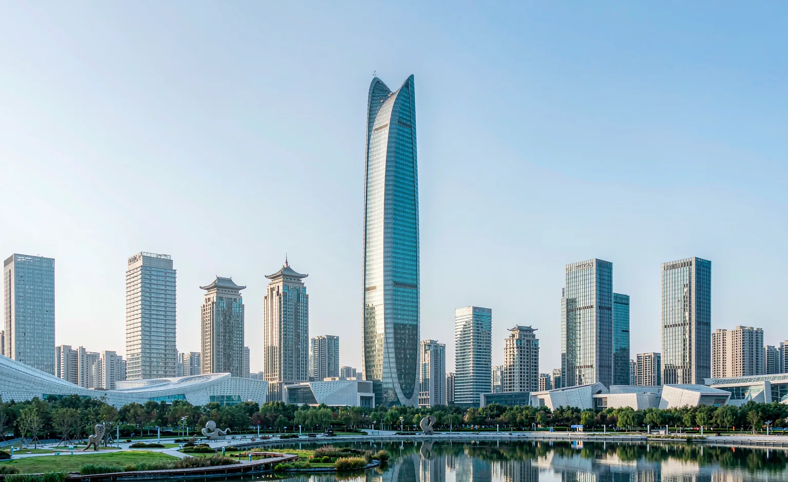 郑州网站建设新闻资讯 城市CBD实景