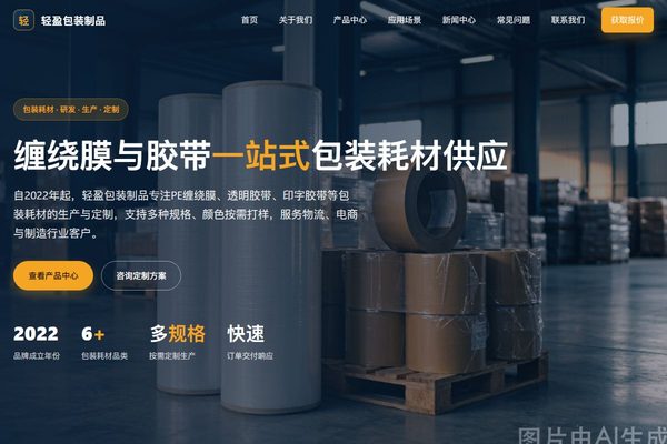 郑州缠绕膜透明胶带厂家-轻盈包装制品 客户案例