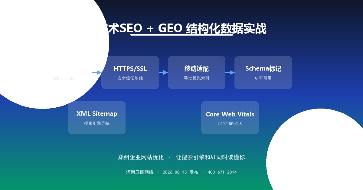 郑州企业网站技术SEO与GEO结构化数据实战：让搜索引擎和AI同时读懂你